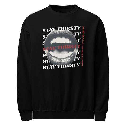 Thirsty sweatshirt black