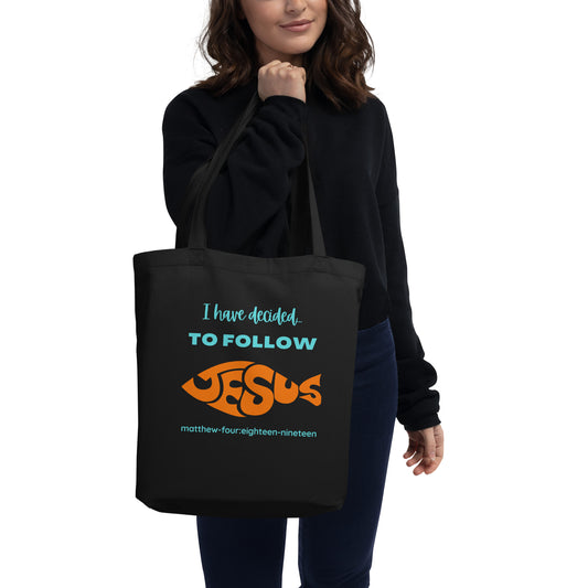 I Have Decided To Follow Jesus tote black