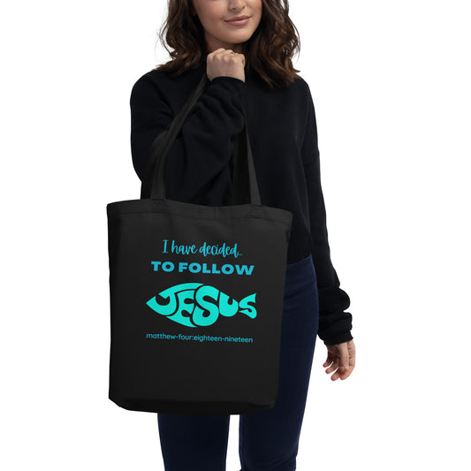 I Have Decided To Follow Jesus tote black