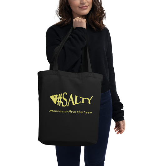 #SALTY tote black