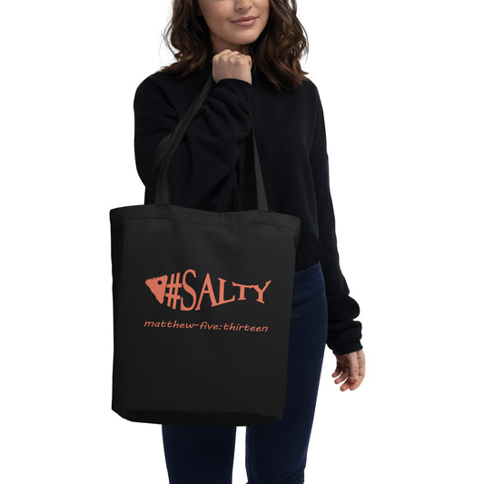 #SALTY tote black