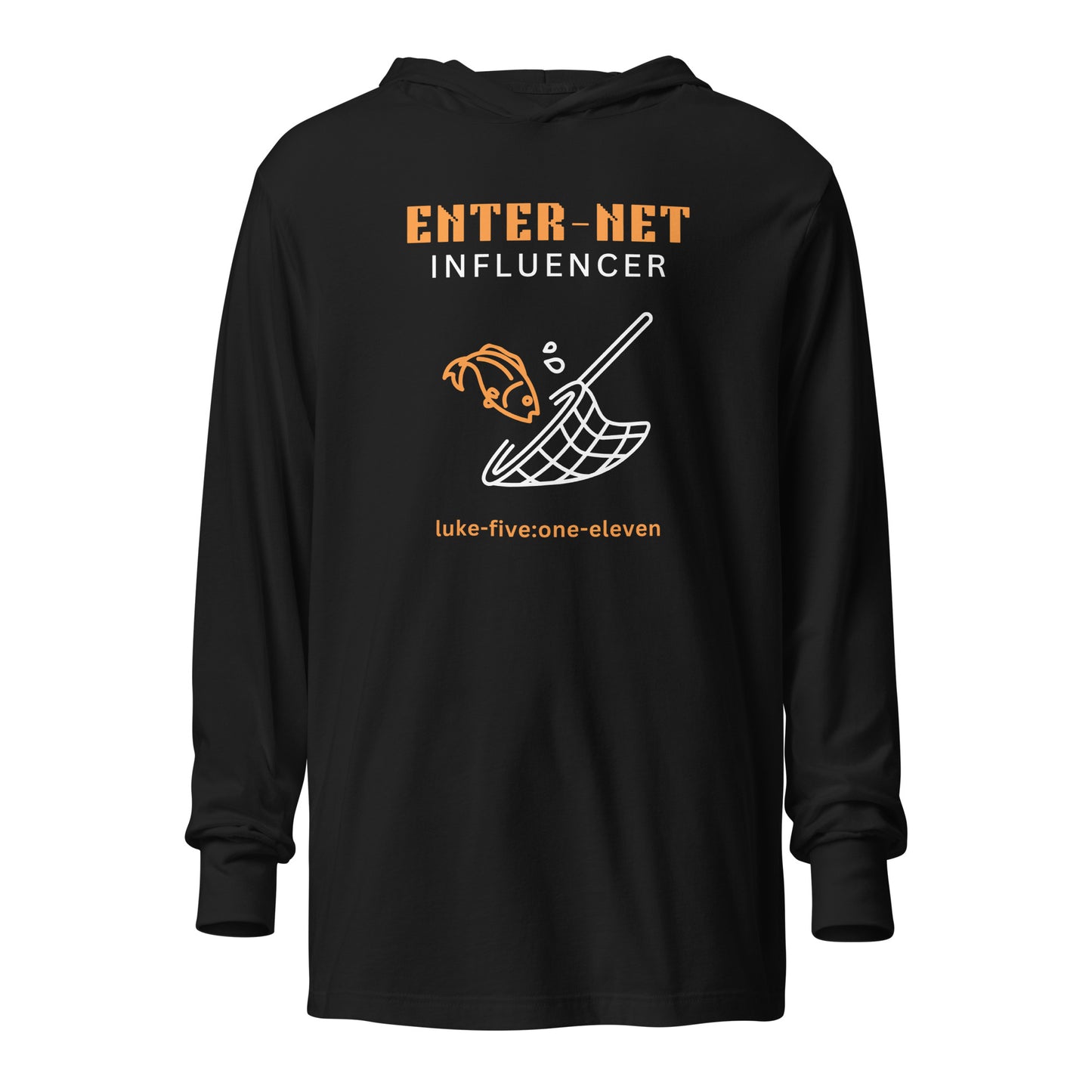 Enter-Net Influencer hoodie t-shirt black