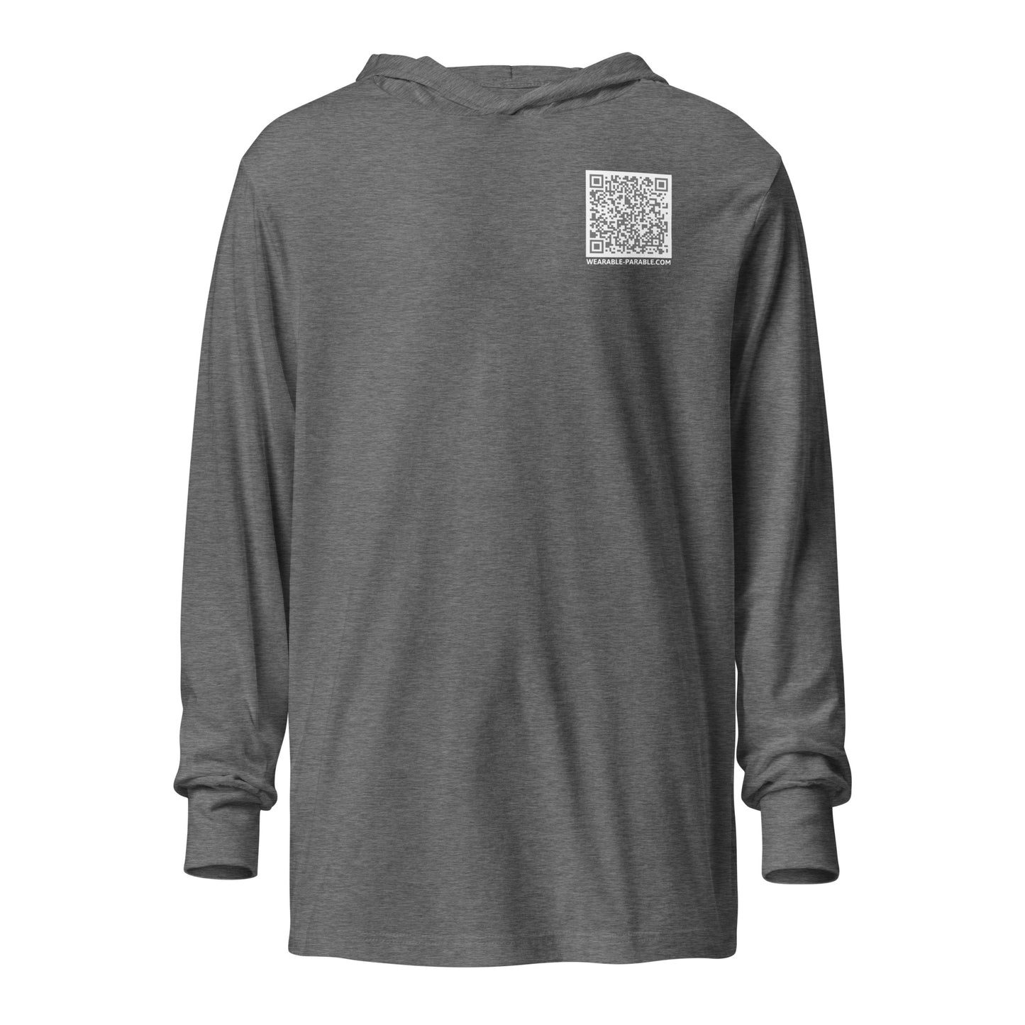 Enter-Net Influencer hoodie t-shirt gray triblend