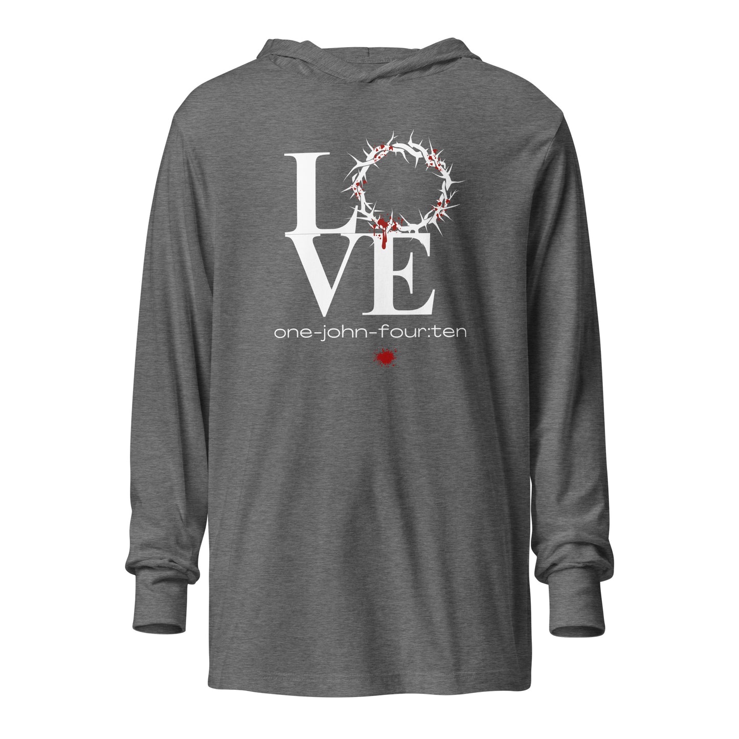 This is Love hoodie t-shirt gray triblend