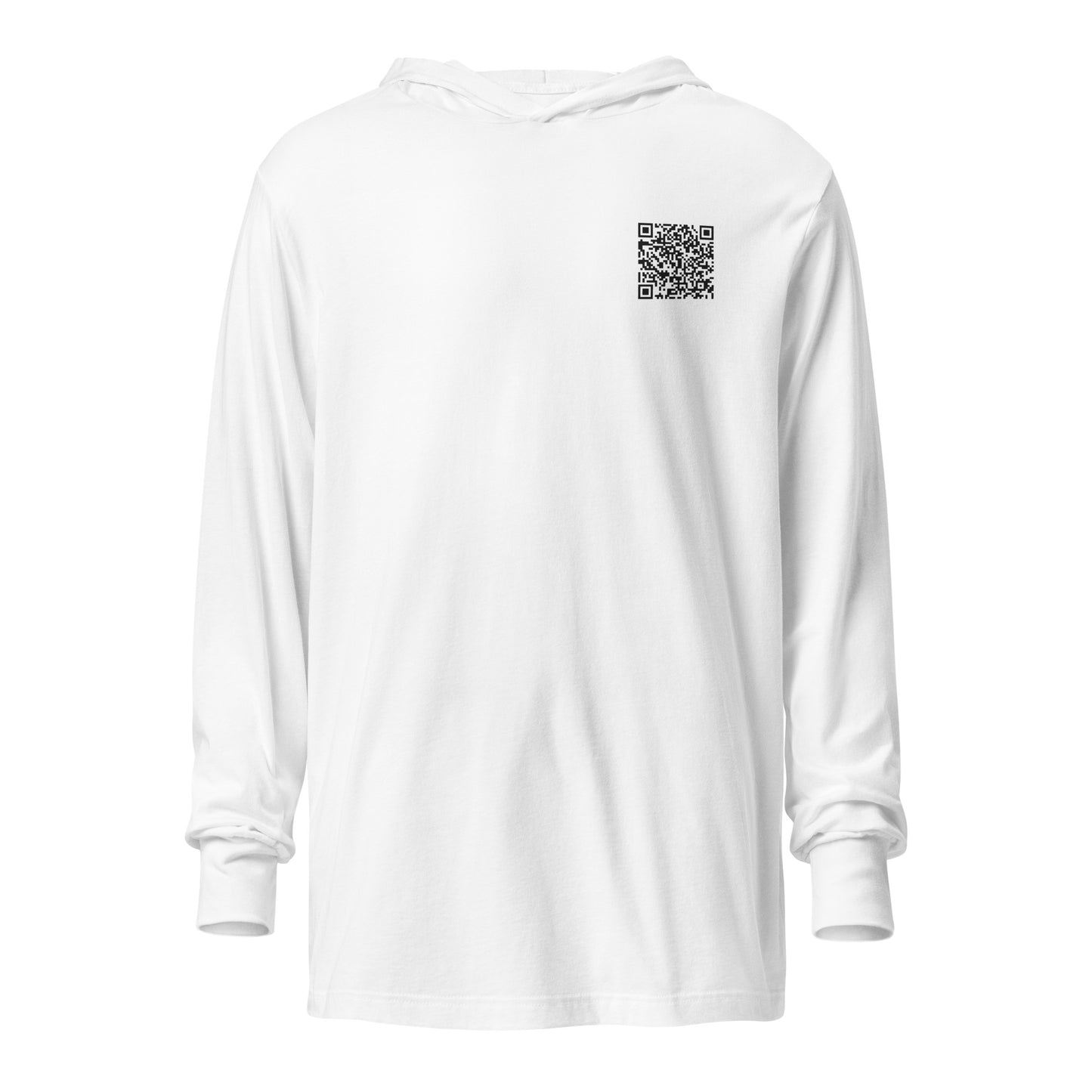 #Salty hooded t-shirt white