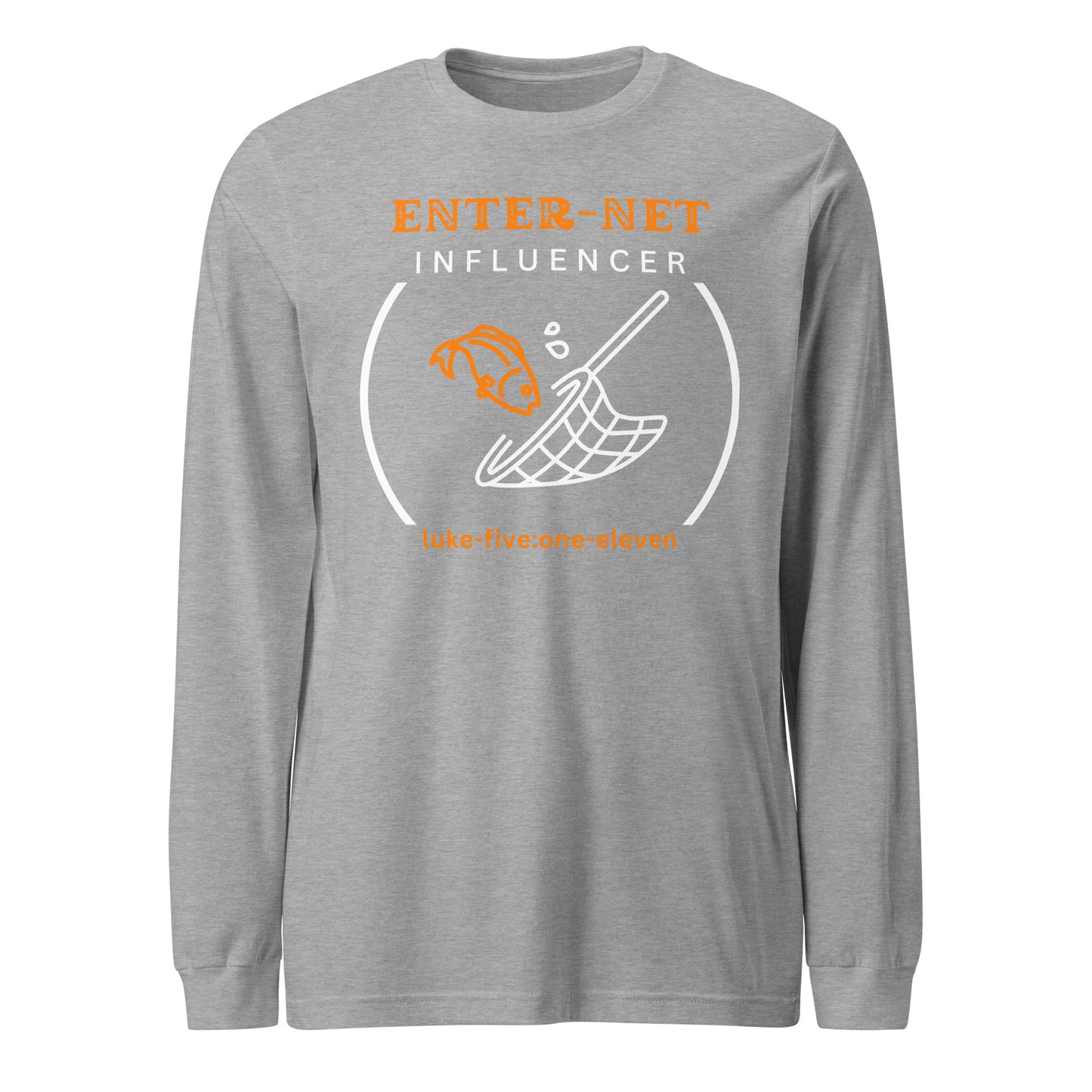 Enter-Net Influencer long-sleeve t-shirt athletic heather