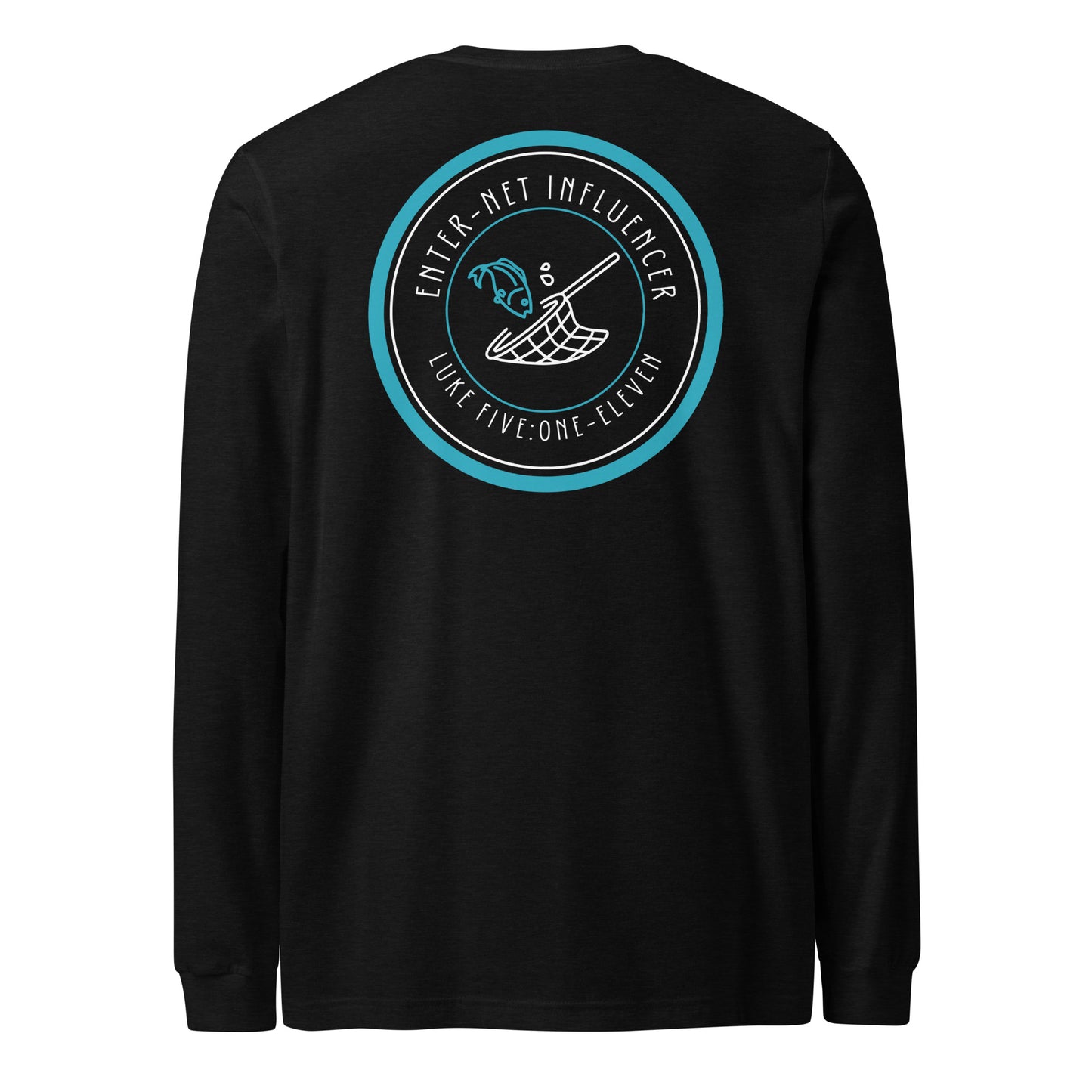 Enter-Net Influencer long-sleeve t-shirt black heather