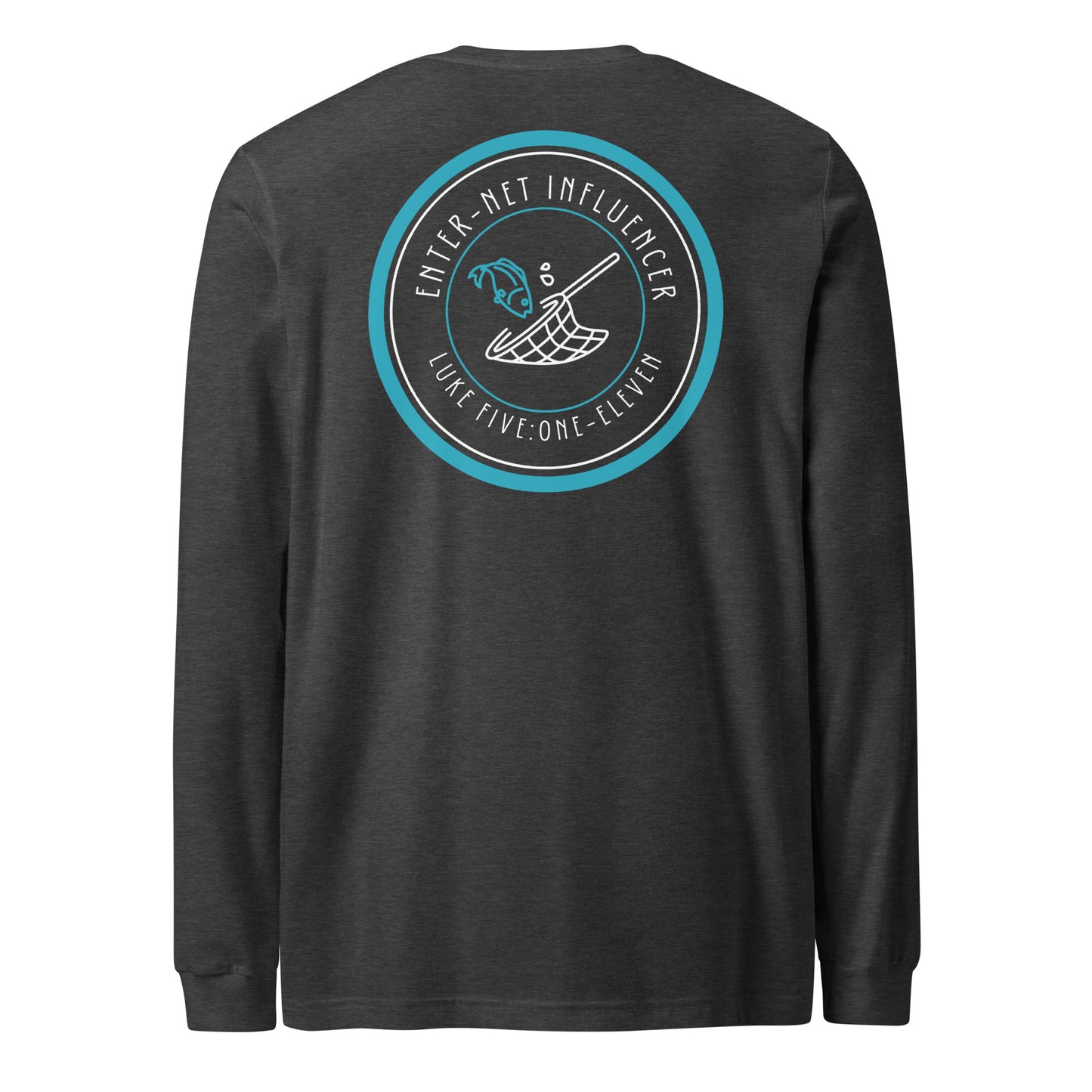 Enter-Net Influencer long-sleeve t-shirt dark gray heather