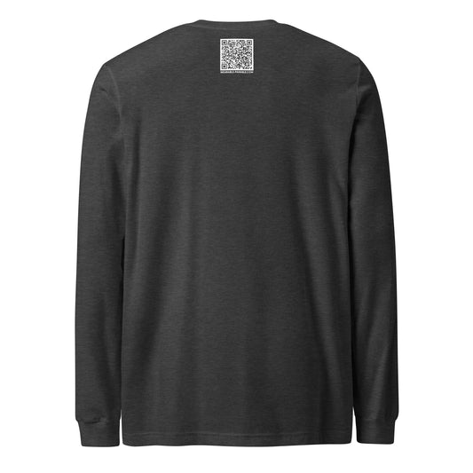 Know God Know Peace long-sleeve t-shirt dark gray heather