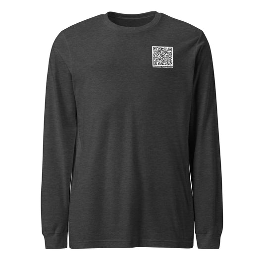 Follow Jesus long-sleeve t-shirt dark gray heather