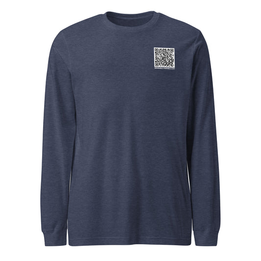 Enter-Net Influencer long-sleeve t-shirt heather navy
