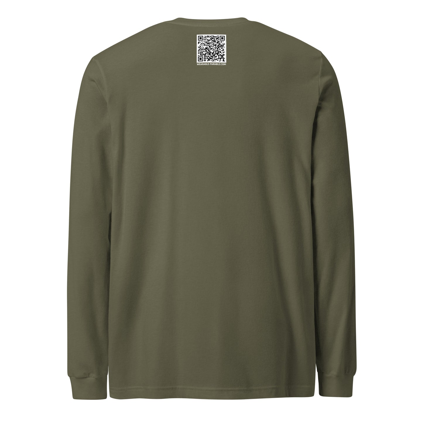 Satan Sucks long-sleeve t-shirt military green