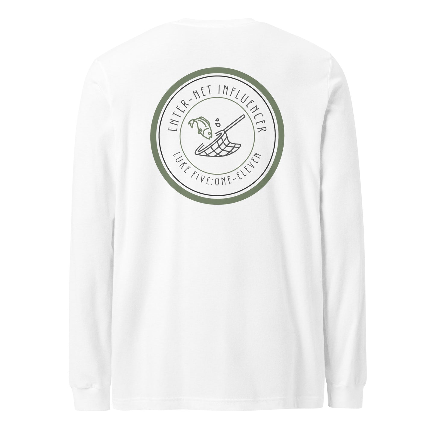 Enter-Net Influencer long-sleeve t-shirt white