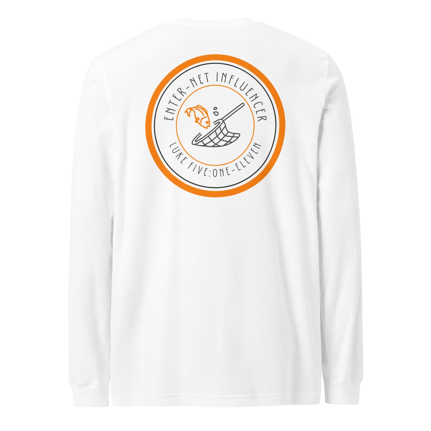 Enter-Net Influencer long-sleeve t-shirt white