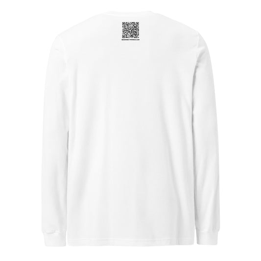 Know God Know Peace long-sleeve t-shirt white