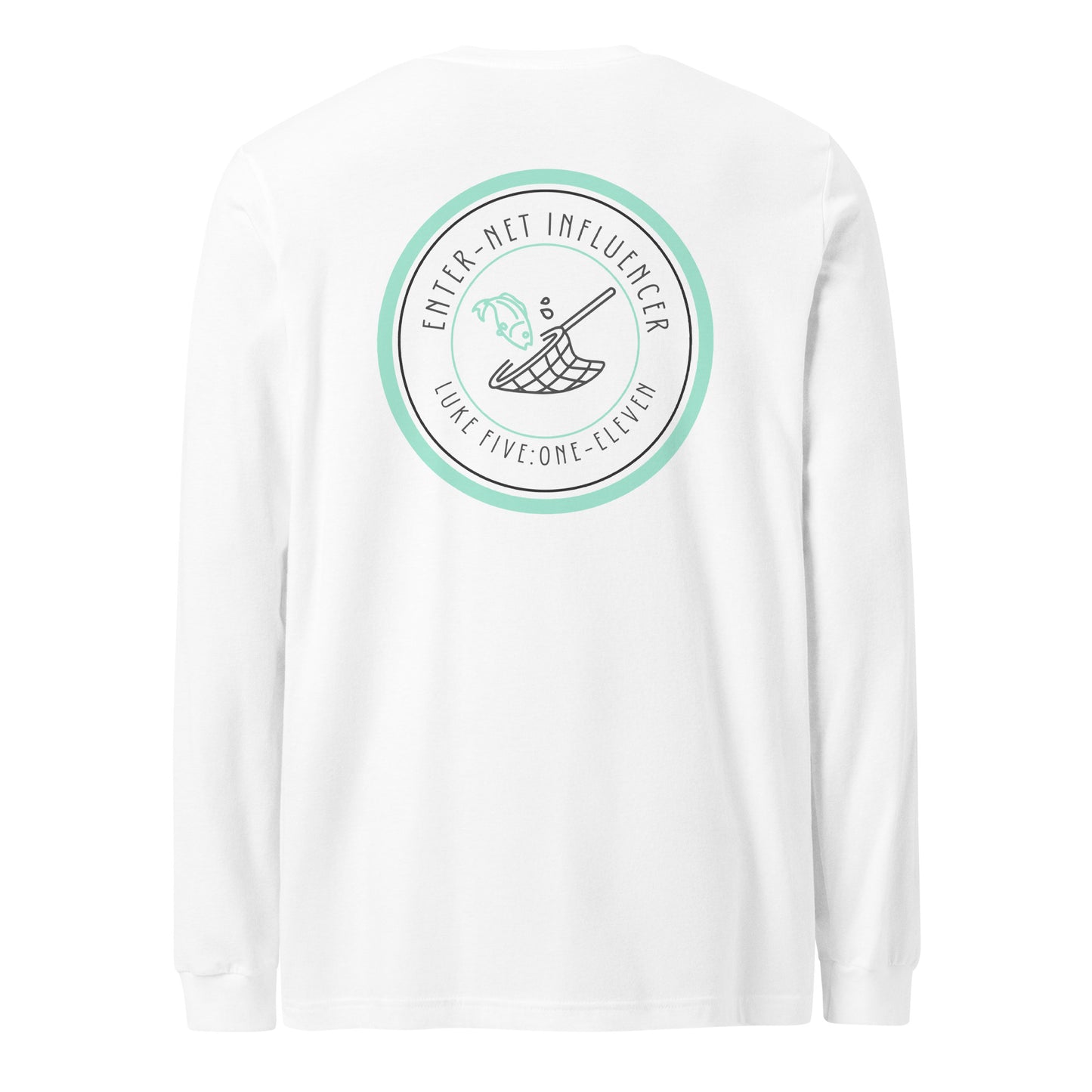 Enter-Net Influencer long sleeve t-shirt white