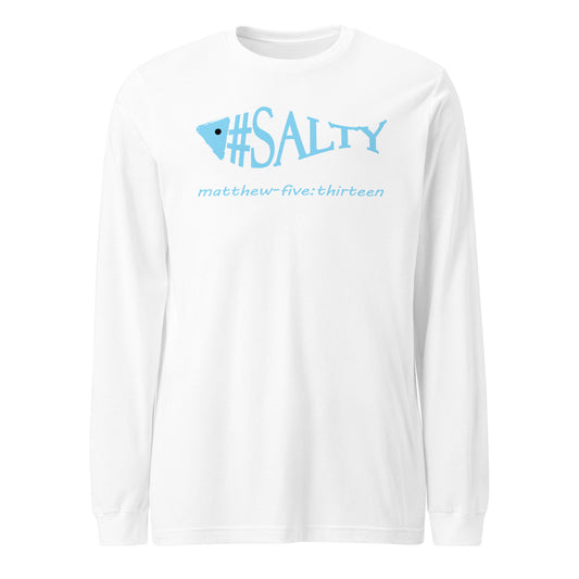 #Salty long-sleeve t-shirt white