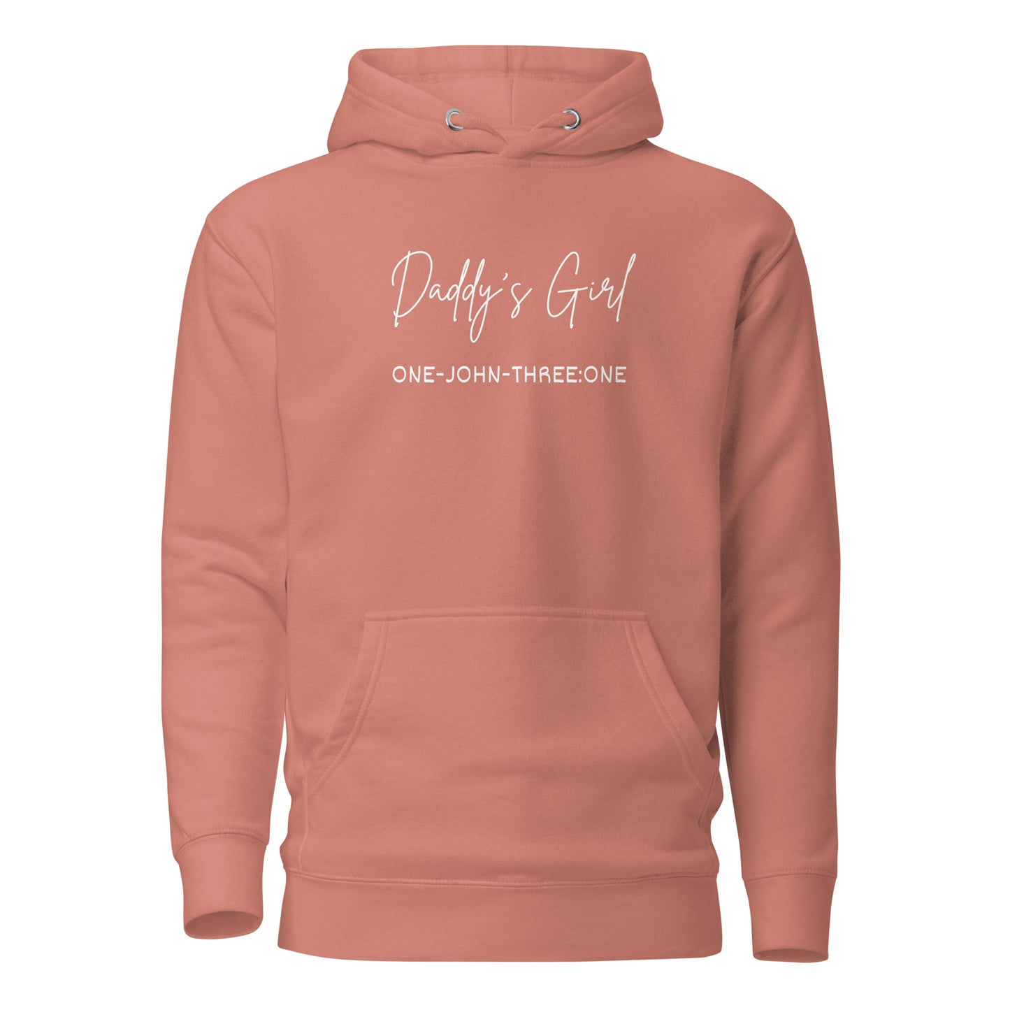 Daddy’s Girl hoodie sweatshirt dusty rose