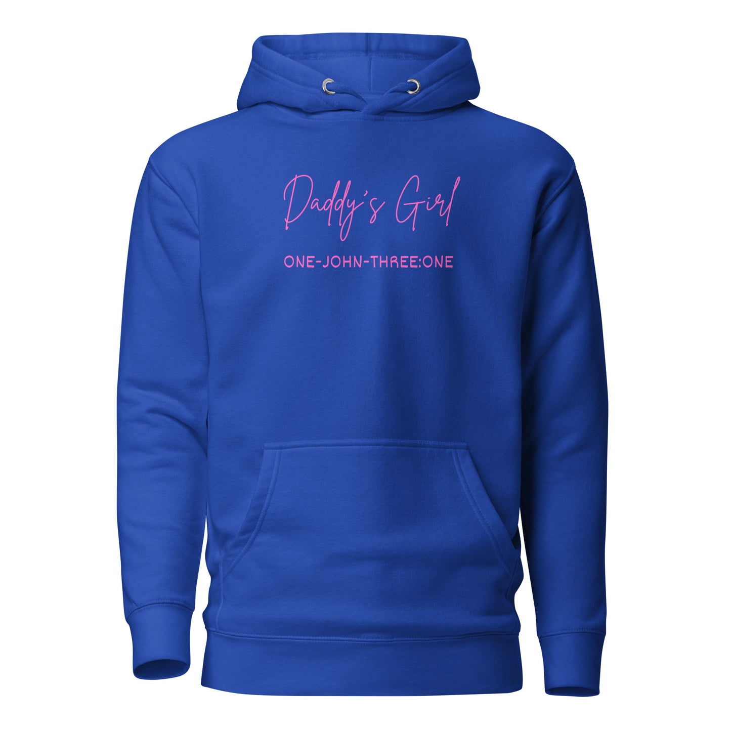 Daddy’s Girl hoodie sweatshirt royal blue
