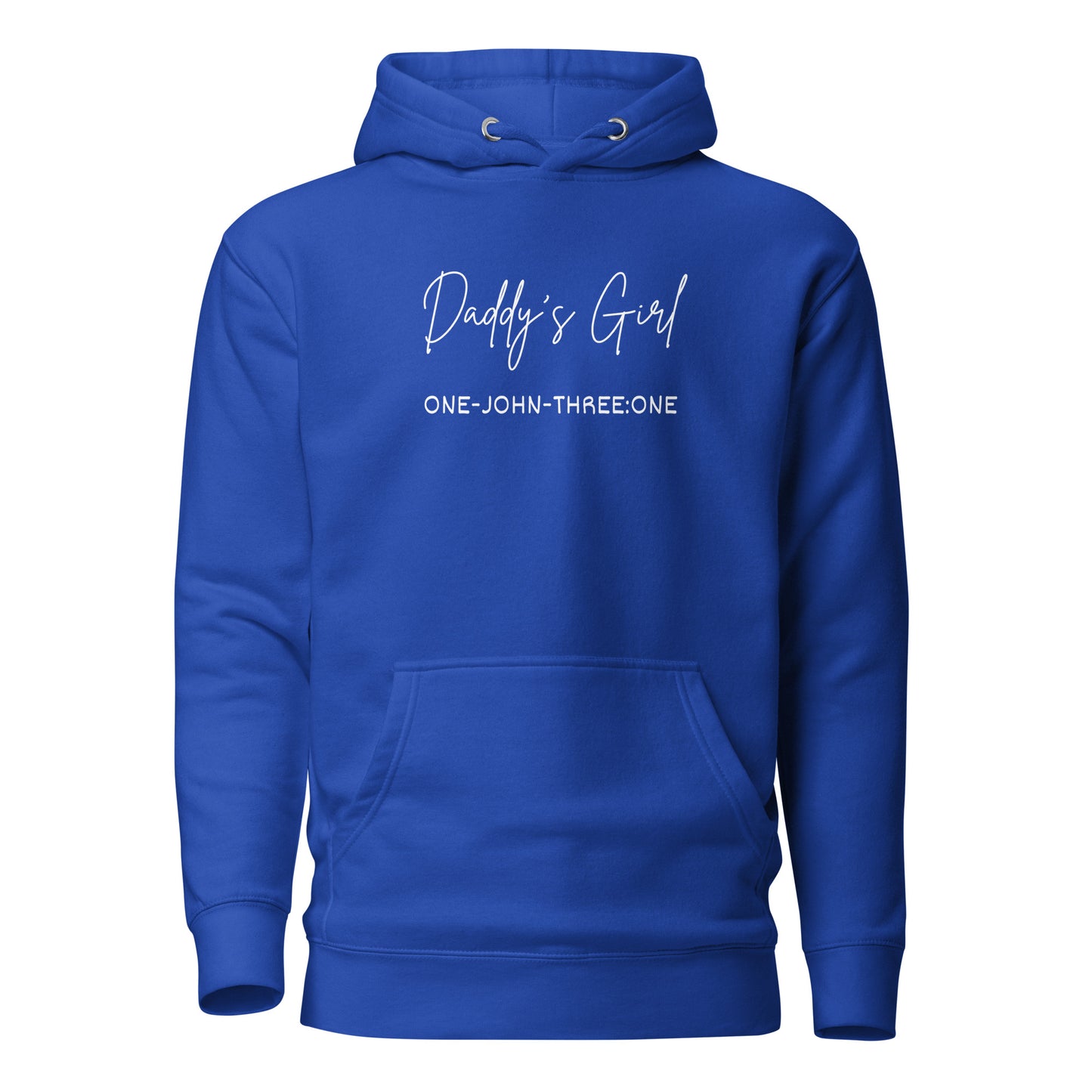 Daddy’s Girl hoodie sweatshirt royal blue