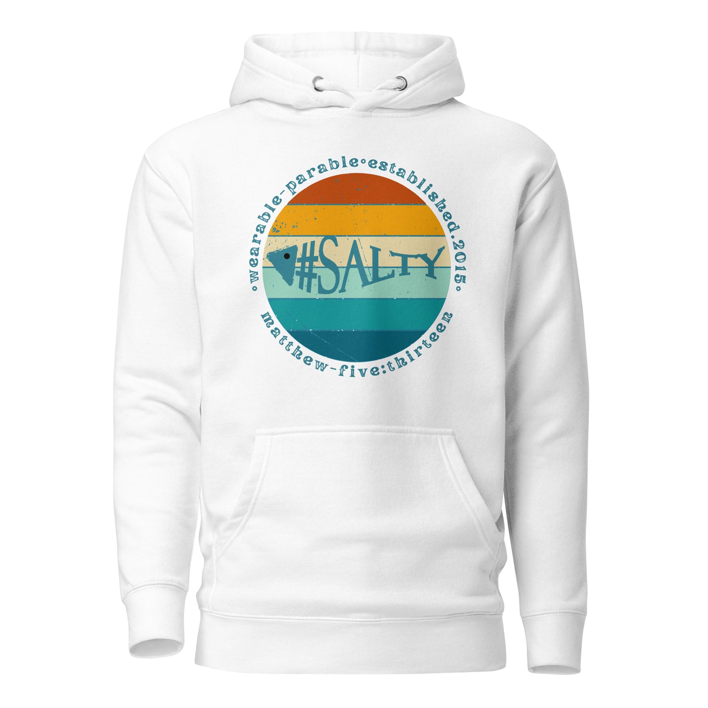 #Salty hoodie sweatshirt white