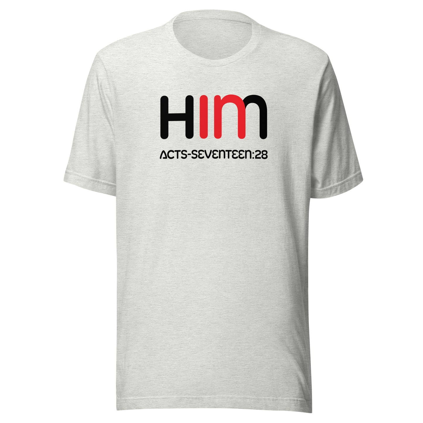 In Him short sleeve t-shirt ash gray