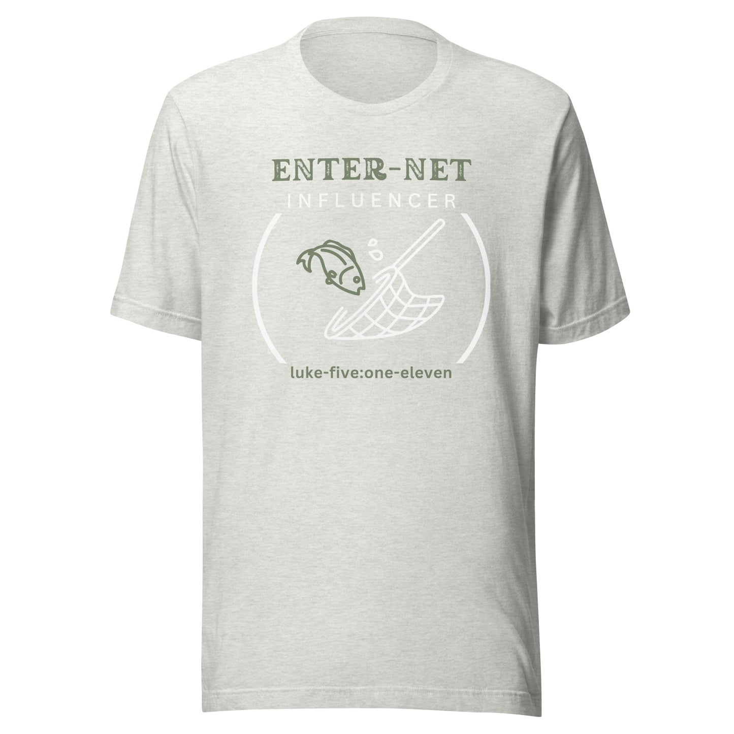 Enter-Net Influencer short sleeve t-shirt ash