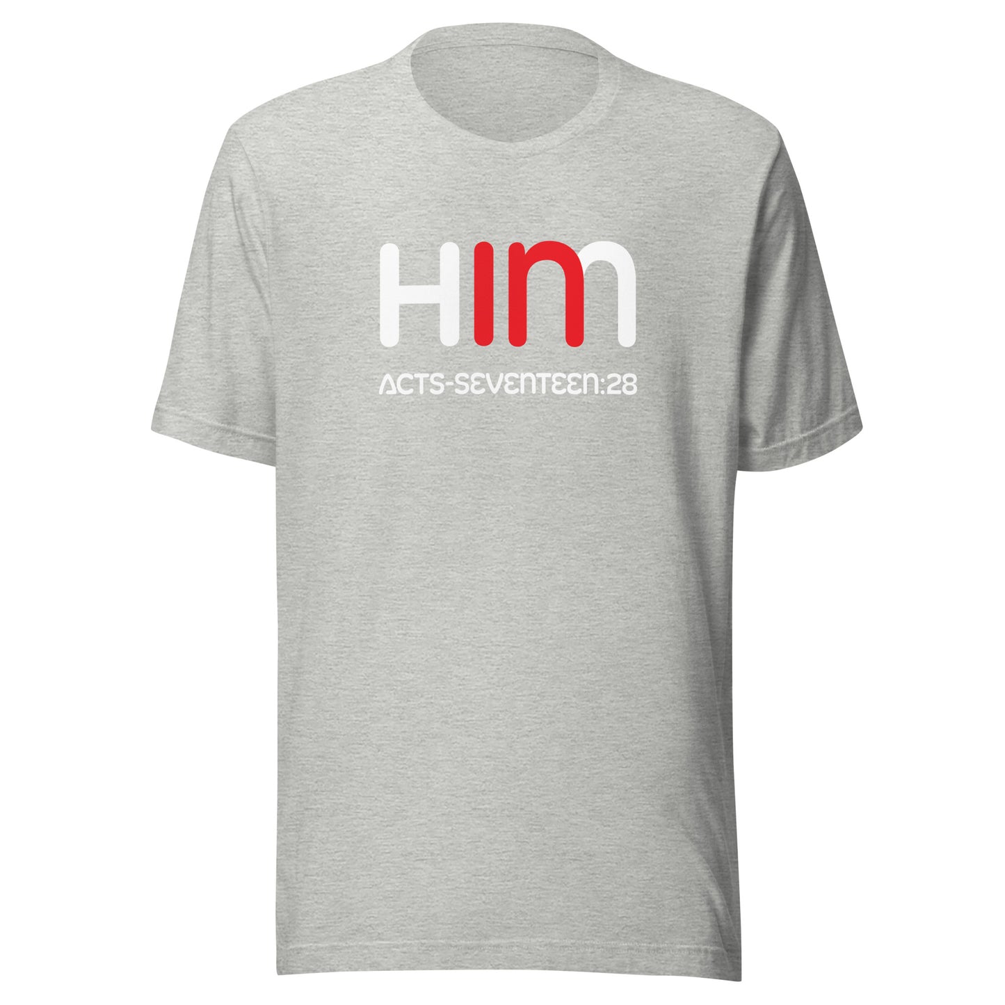 In Him short sleeve t-shirt athletic heather gray