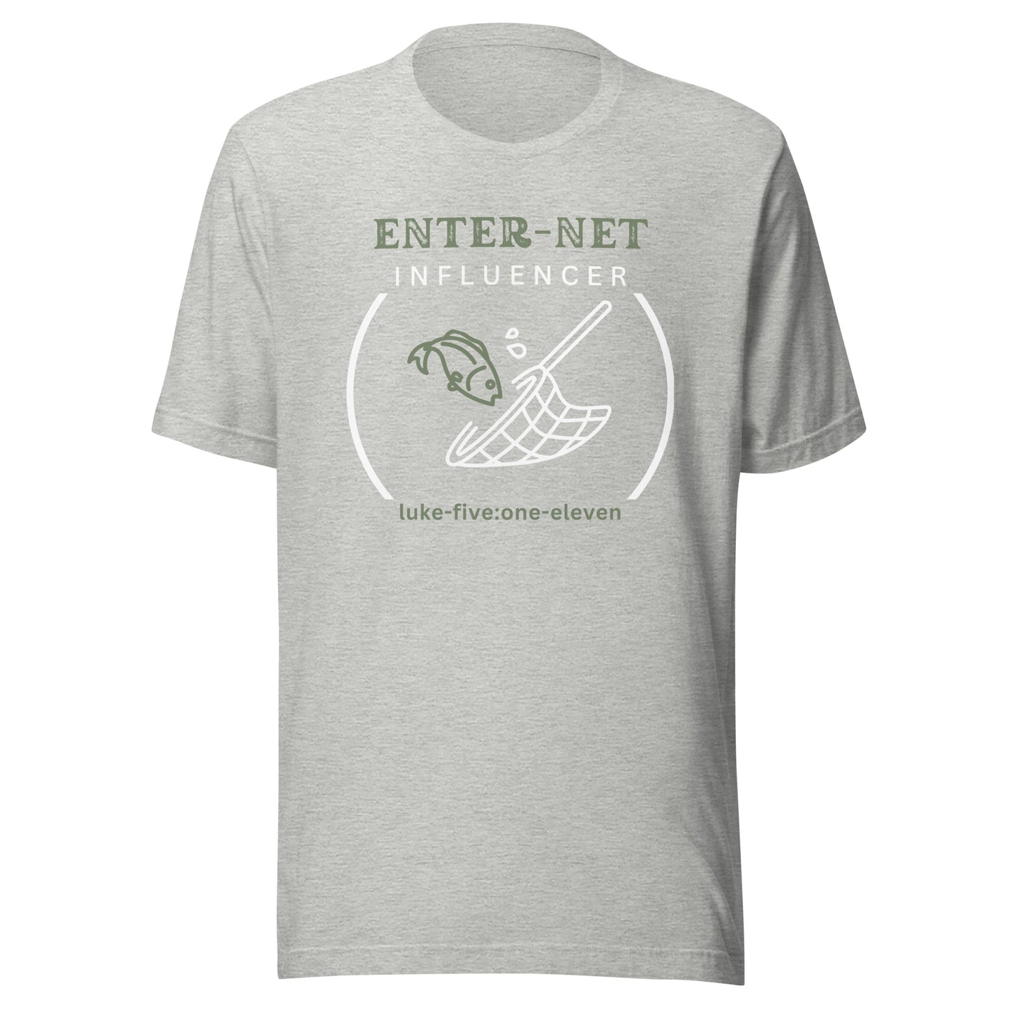 Enter-Net Influencer short sleeve t-shirt athletic heather