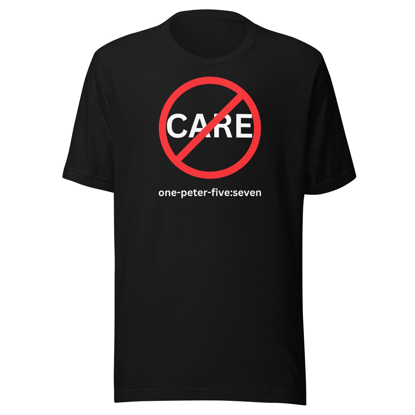 Don’t Care short sleeve t-shirt black