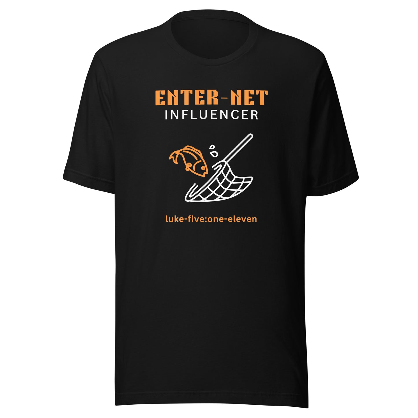 Enter-Net Influencer short sleeve t-shirt black