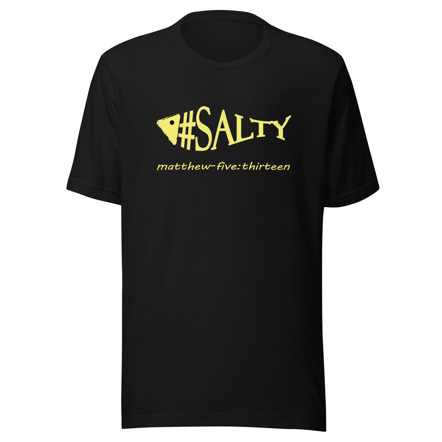#Salty short sleeve t-shirt black