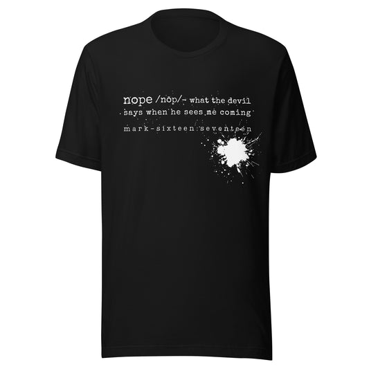 Nope t-shirt black