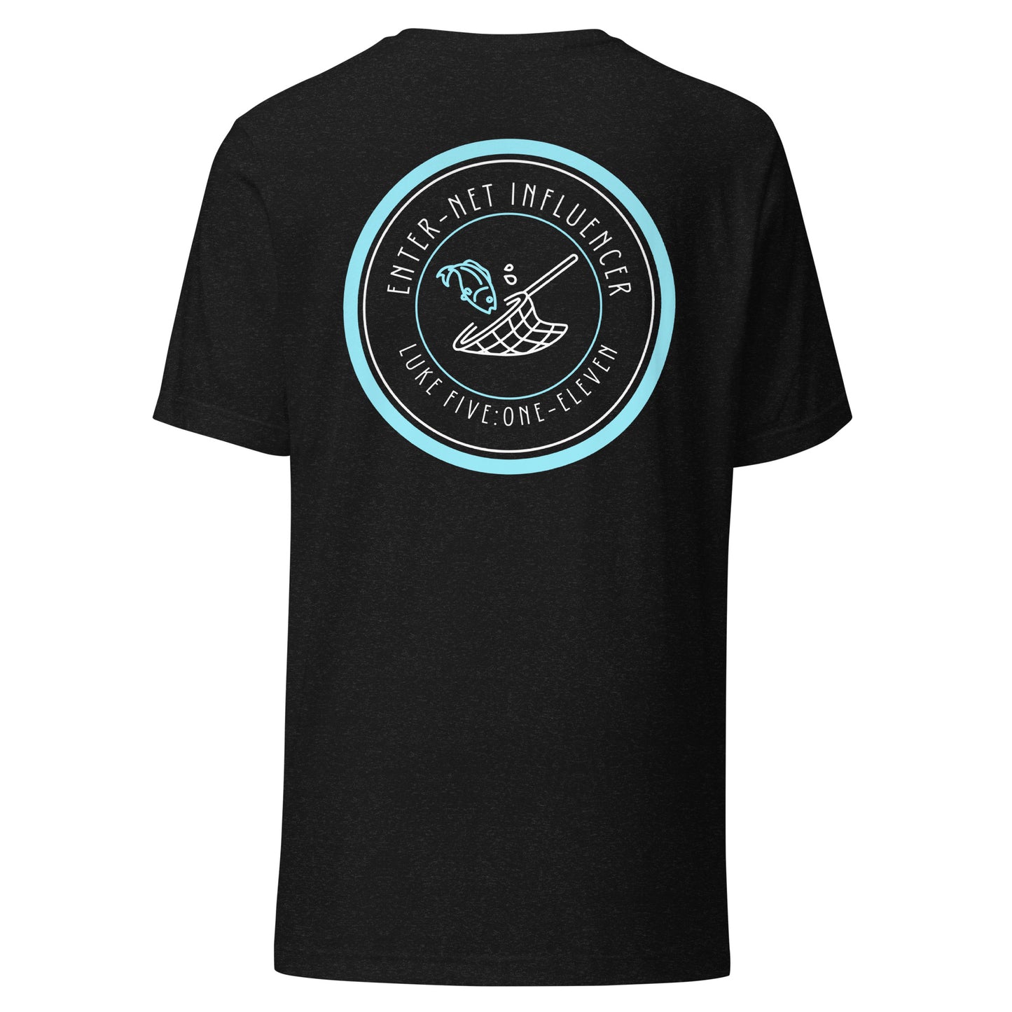 Enter-Net Influencer short sleeve t-shirt black heather
