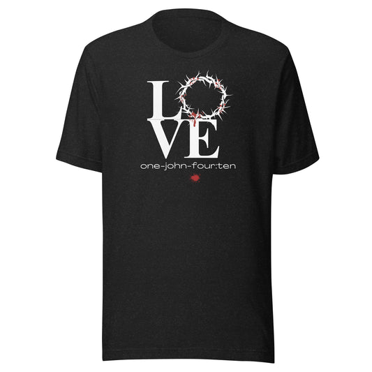 This is Love short sleeve t-shirt black heather