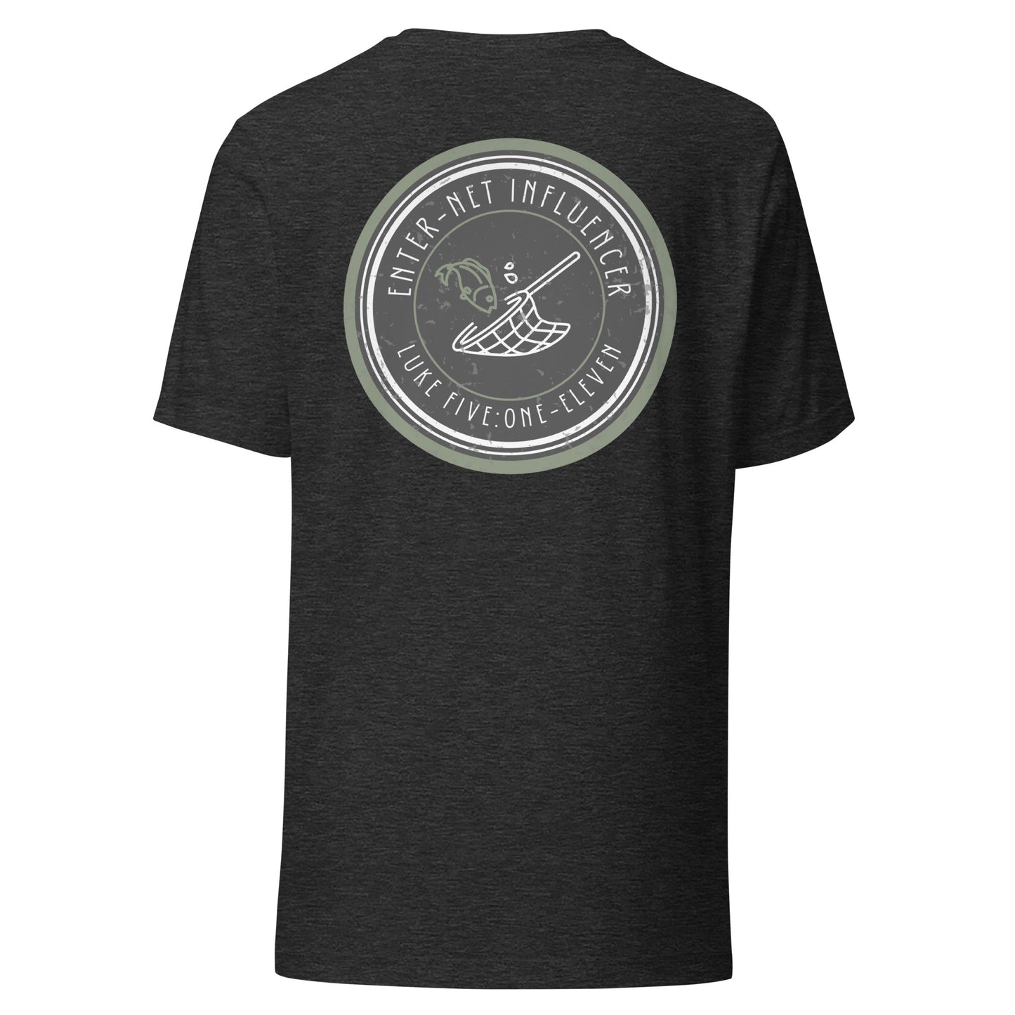 Enter-Net Influencer dark gray heather t-shirt