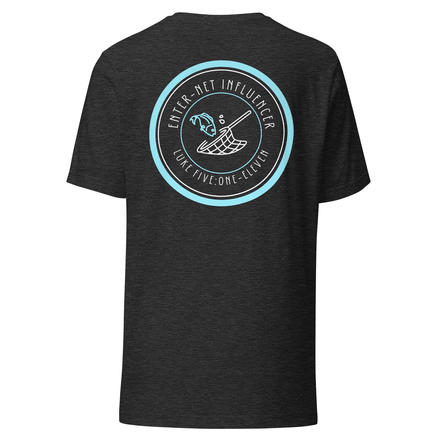 Enter-Net Influencer short sleeve t-shirt dark gray heather