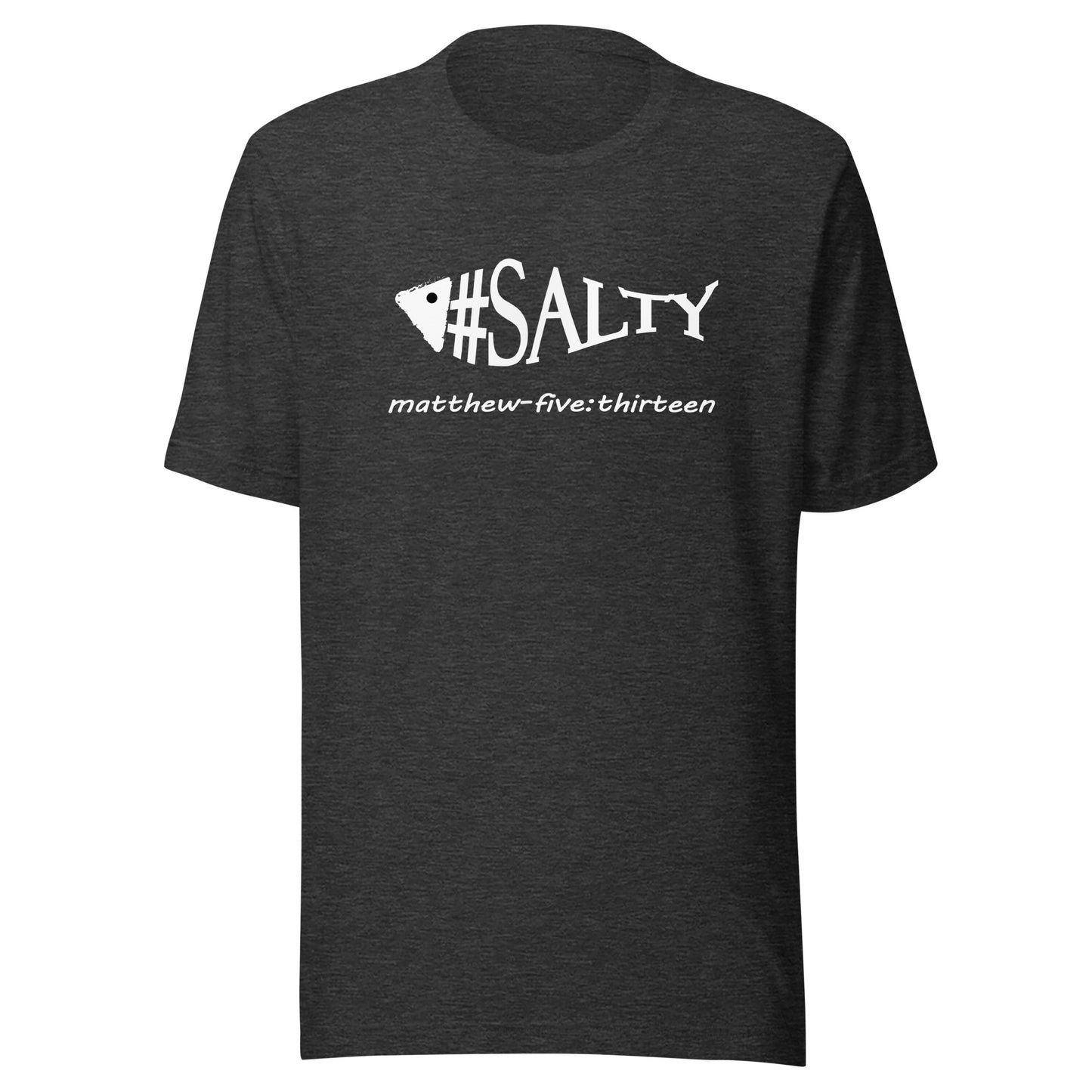 #Salty short sleeve t-shirt dark gray heather