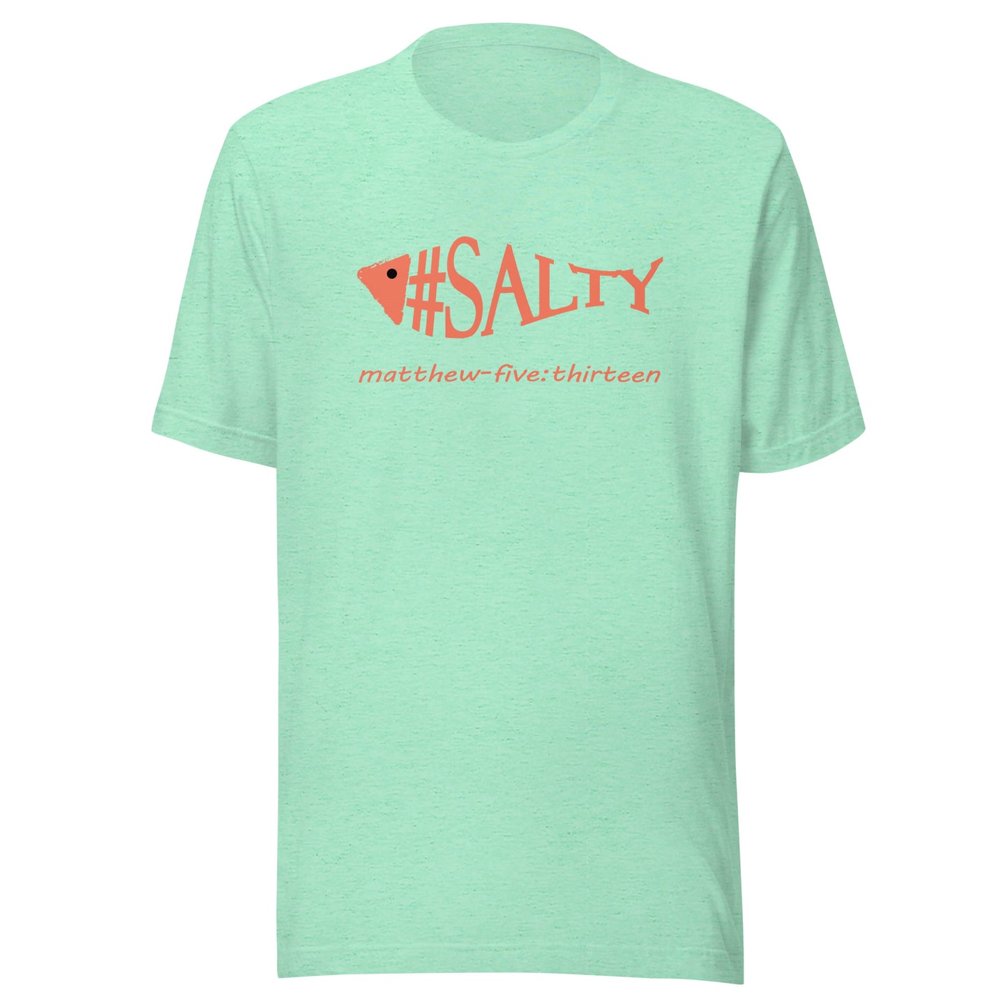 #Salty short sleeve t-shirt heather mint