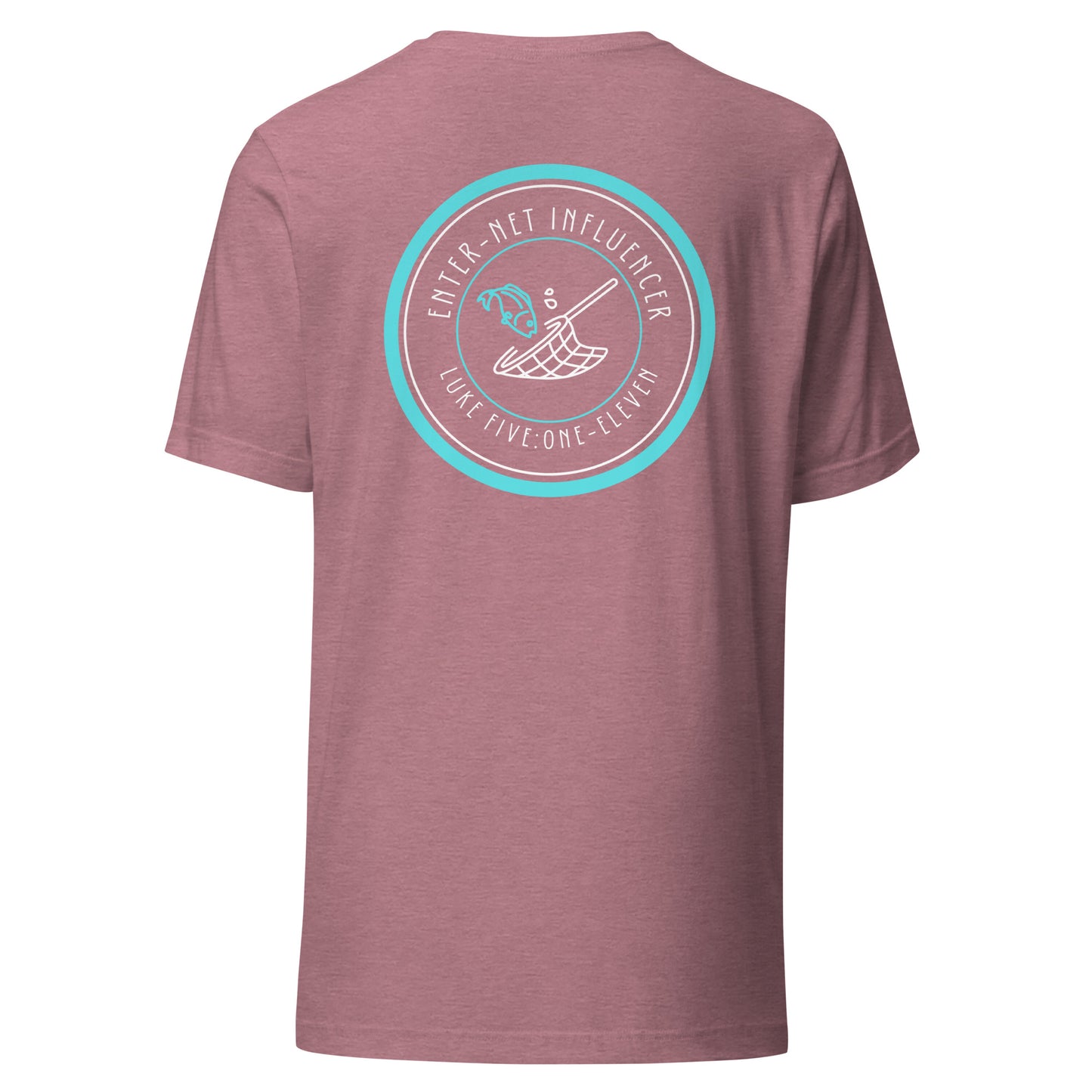 Enter-Net Influencer short sleeve t-shirt heather orchid