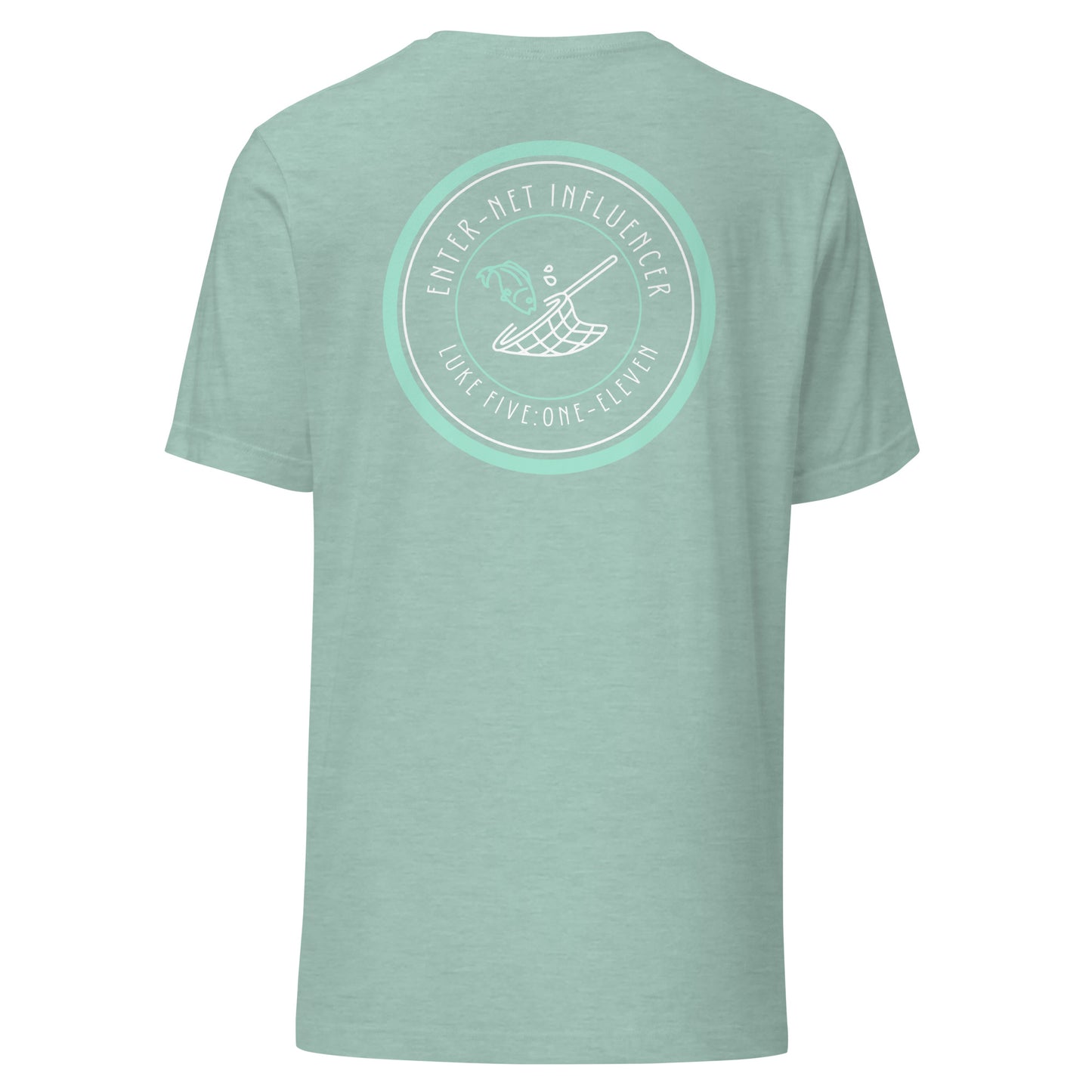 Enter-Net Influencer short sleeve t-shirt heather prism dusty blue