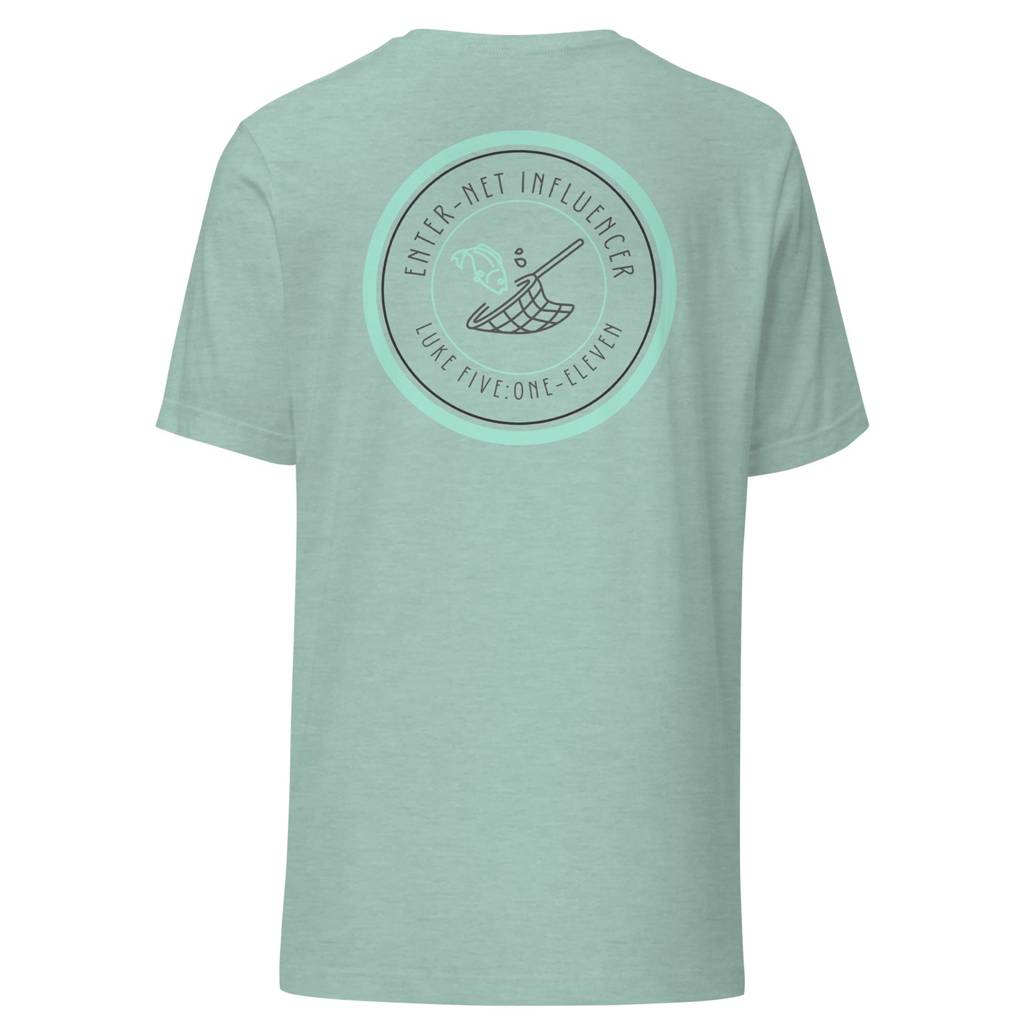 Enter-Net Influencer short sleeve t-shirt heather prism dusty blue