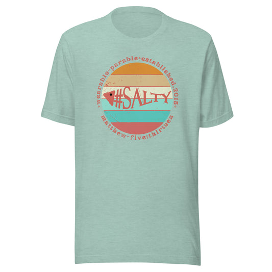 #Salty short sleeve t-shirt heather prism dusty blue