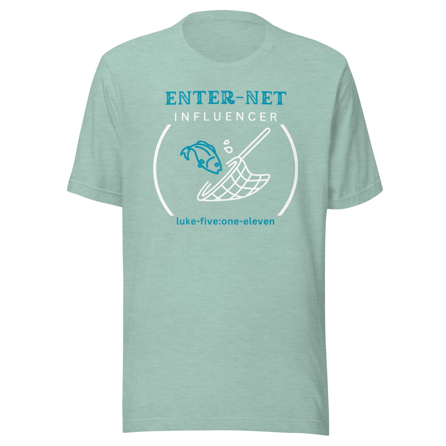Enter-Net Influencer short sleeve t-shirt heather prism dusty blue