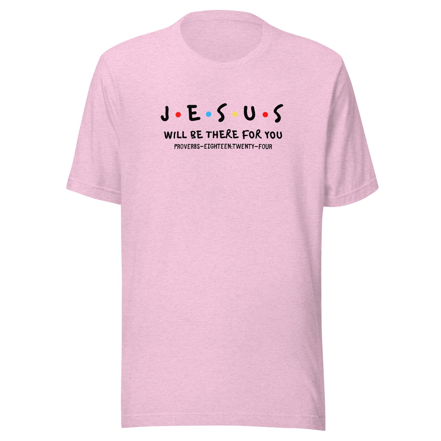 Jesus Is My Friend short sleeve t-shirt heather prism lilac