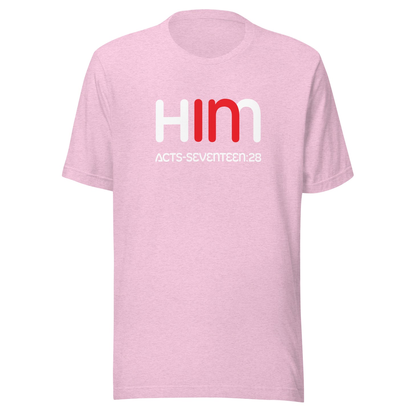 In Him short sleeve t-shirt heather prism lilac