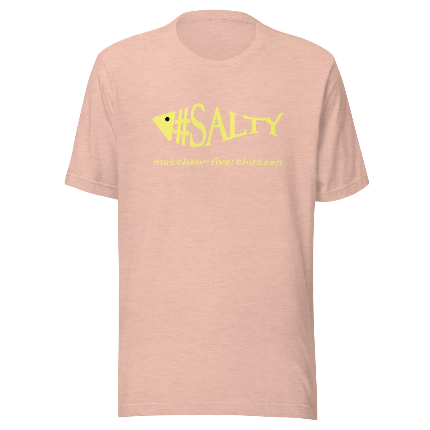 #Salty short sleeve t-shirt heather prism peach