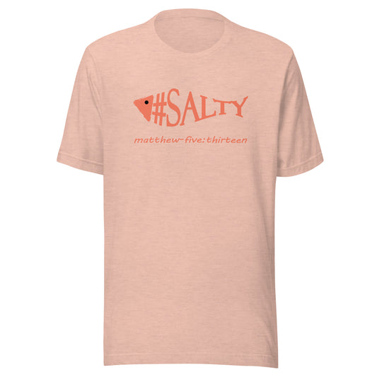 #Salty short sleeve t-shirt heather prism peach
