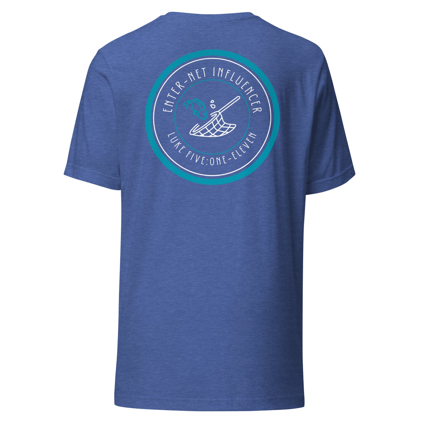 Enter-Net Influencer short sleeve t-shirt heather true royal