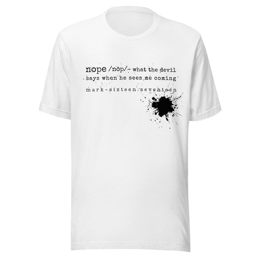 Nope t-shirt white